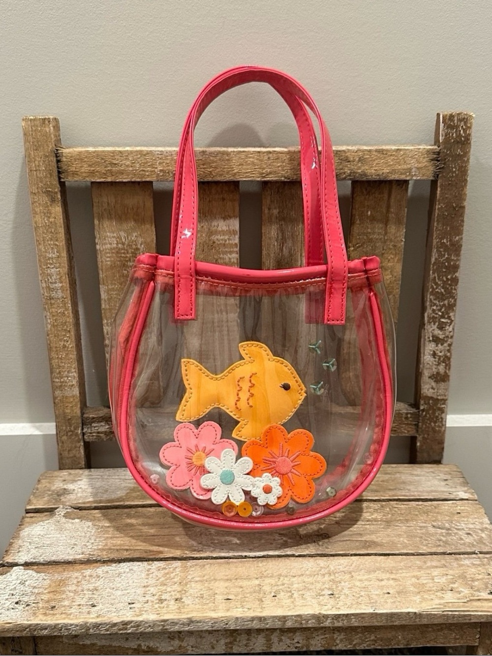 Gymboree Fish Bowl Purse Bag Tropical Garden Line 2008 RARE